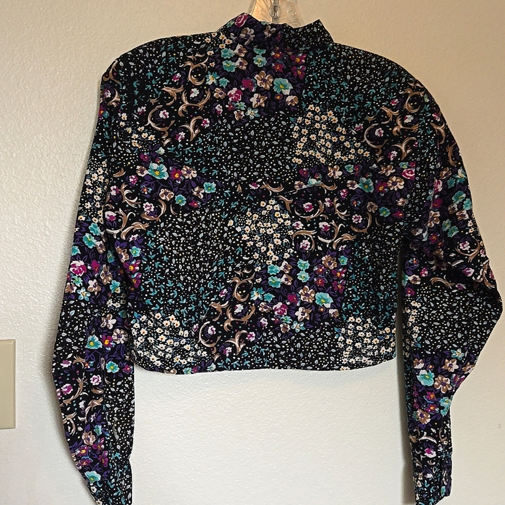 Vtg cropped western button down - Picture 9 of 10